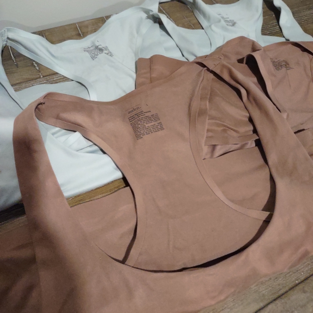 4 Auden Unlined Racerback Bralettes